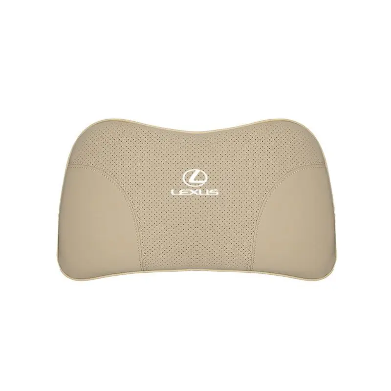 Suitable For Lexus Car Neck Pillow Waist Cushion Off-White
