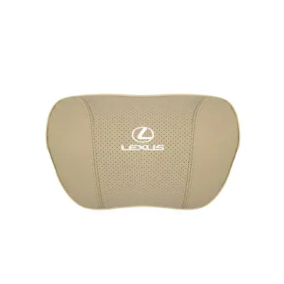 Suitable For Lexus Car Neck Pillow Waist Cushion Off-White 02