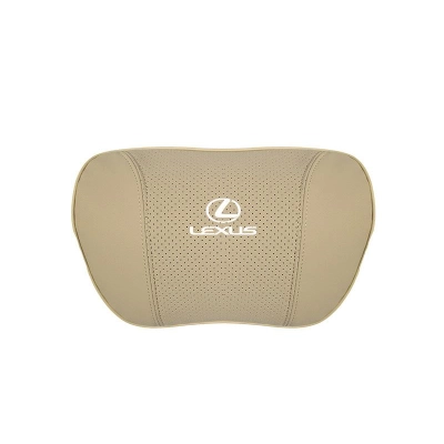 Suitable For Lexus Car Neck Pillow Waist Cushion Off-White 02