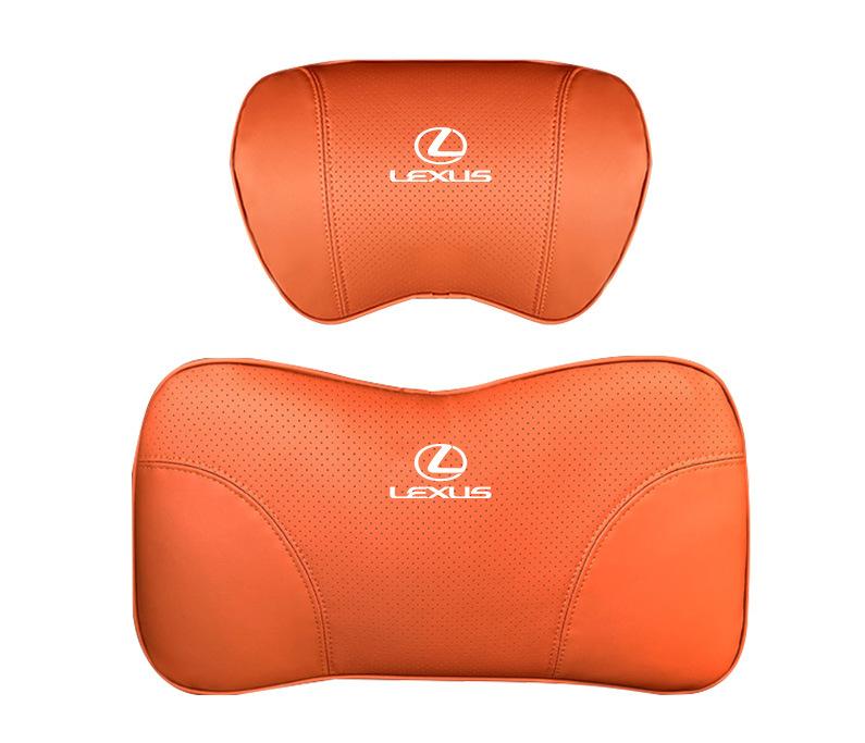 Suitable For Lexus Car Neck Pillow Waist Cushion Orange