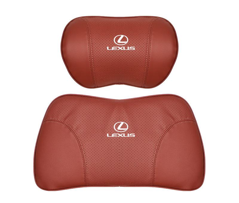Suitable For Lexus Car Neck Pillow Waist Cushion Volcano Red