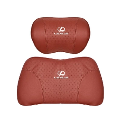 Suitable For Lexus Car Neck Pillow Waist Cushion Volcano Red 01