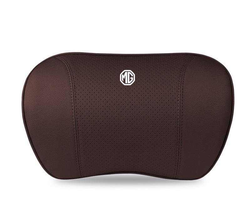 Suitable For MG Car Neck Pillow Waist Cushion Brown