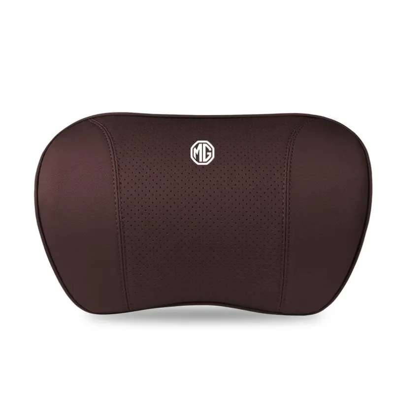 Suitable For MG Car Neck Pillow Waist Cushion Brown