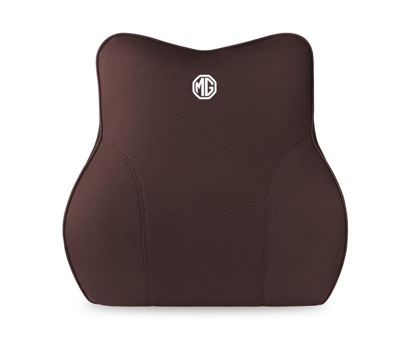 Suitable For MG Car Neck Pillow Waist Cushion Brown