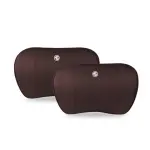 Suitable For MG Car Neck Pillow Waist Cushion Brown