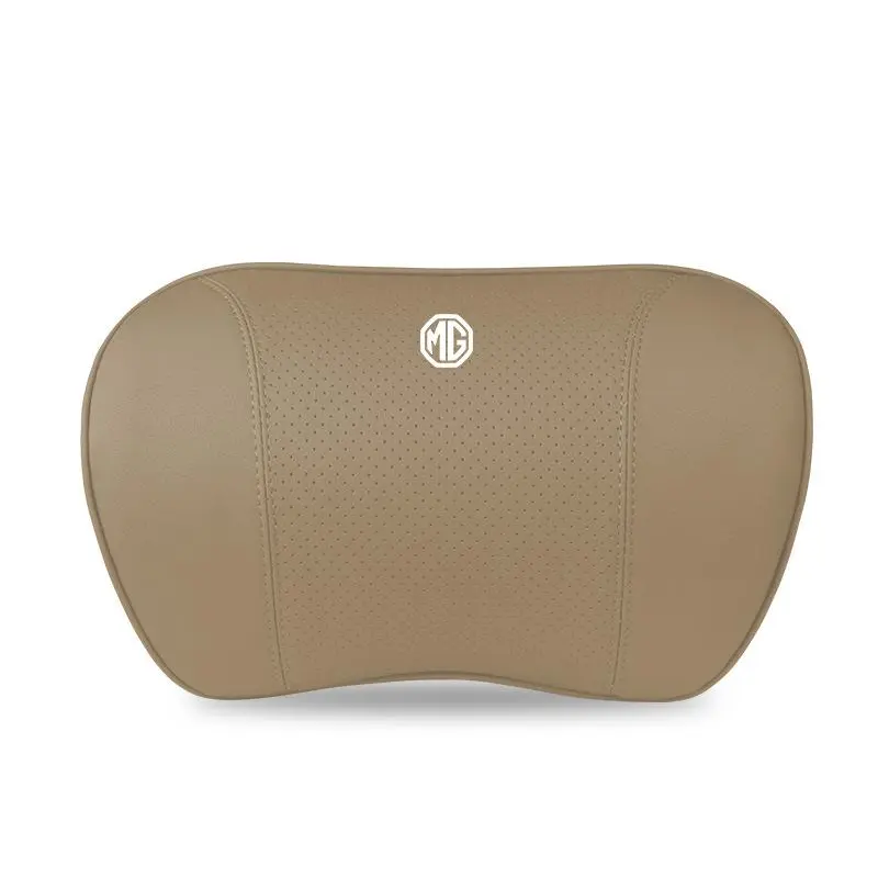 Suitable For MG Car Neck Pillow Waist Cushion Off-White