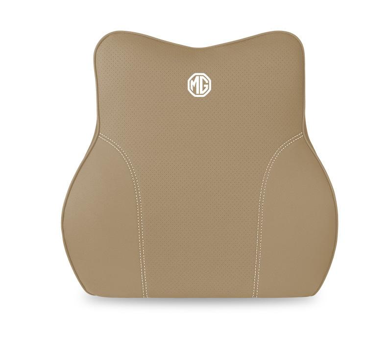 Suitable For MG Car Neck Pillow Waist Cushion Off-White