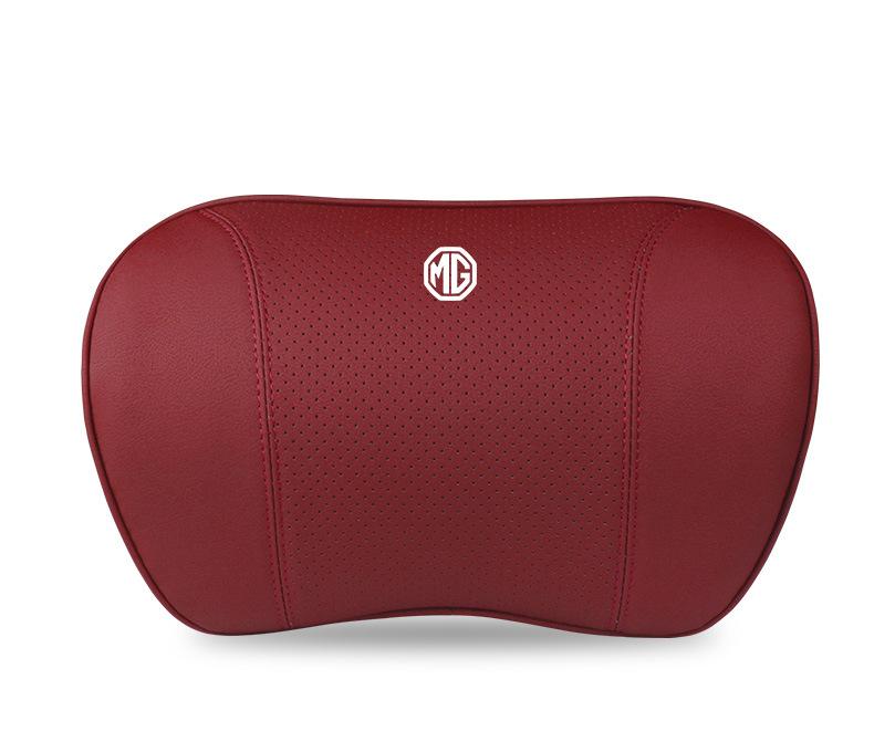 Suitable For MG Car Neck Pillow Waist Cushion Red