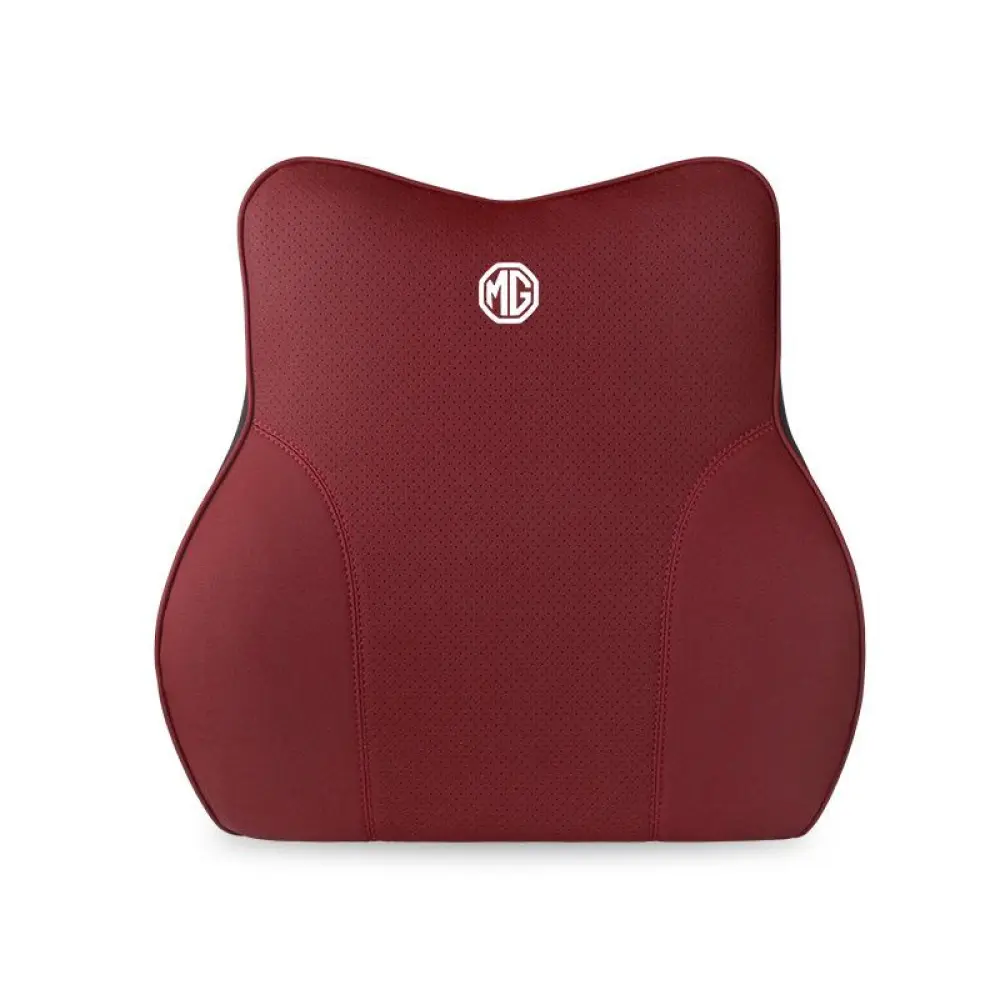 Suitable For MG Car Neck Pillow Waist Cushion Red