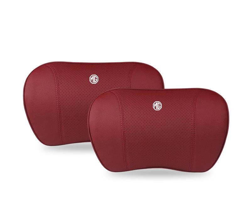 Suitable For MG Car Neck Pillow Waist Cushion Red