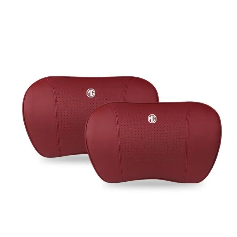 Suitable For MG Car Neck Pillow Waist Cushion Red