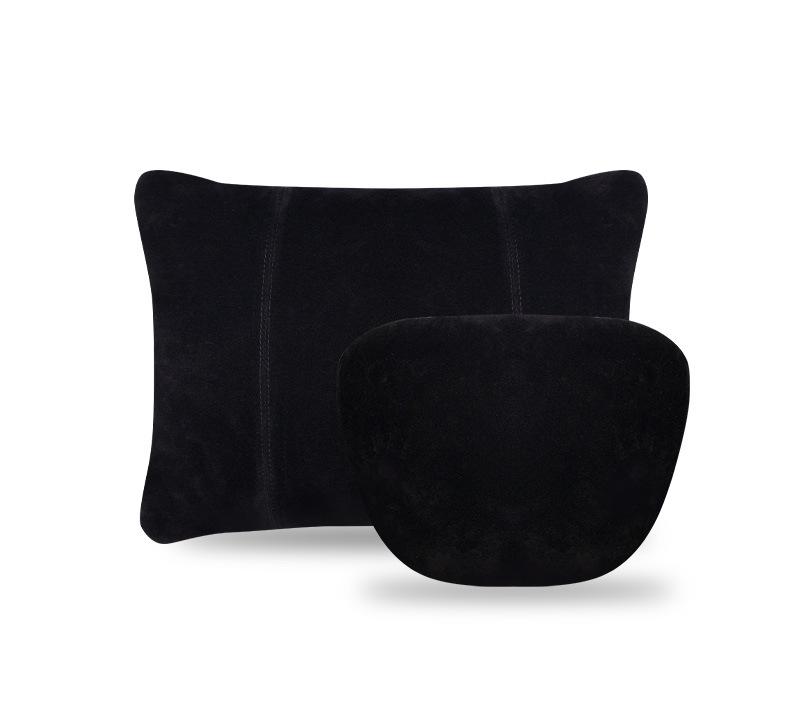 Suitable For Toyota Crown Car Neck Pillow Waist Cushion Black