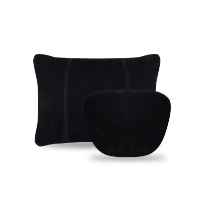 Suitable For Toyota Crown Car Neck Pillow Waist Cushion Black 01