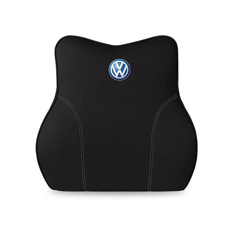 Suitable For Volkswagen Lavida Car Neck Pillow Waist Cushion Black
