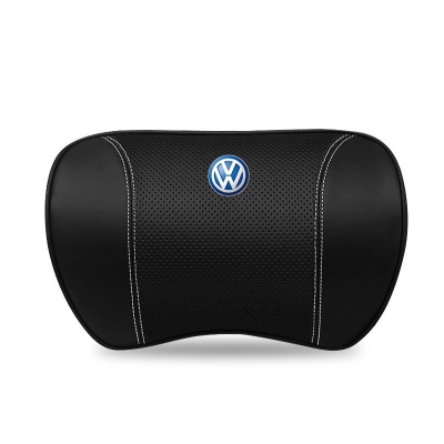 Suitable For Volkswagen Lavida Car Neck Pillow Waist Cushion Black 02