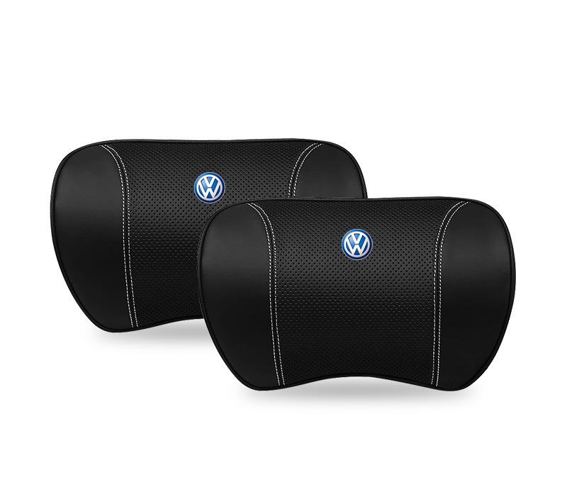 Suitable For Volkswagen Lavida Car Neck Pillow Waist Cushion Black