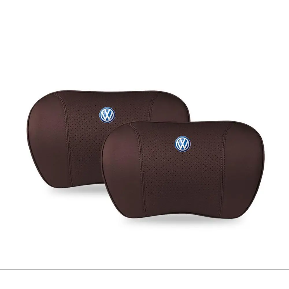 Suitable For Volkswagen Lavida Car Neck Pillow Waist Cushion Brown