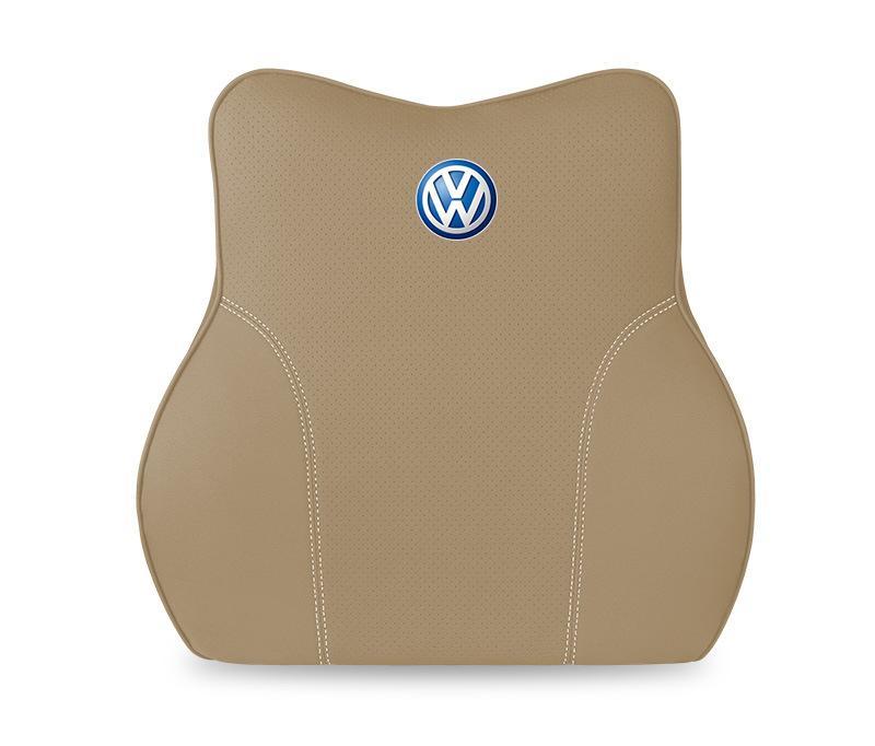 Suitable For Volkswagen Lavida Car Neck Pillow Waist Cushion Off-White