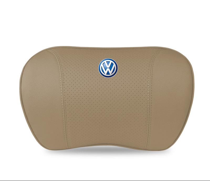 Suitable For Volkswagen Lavida Car Neck Pillow Waist Cushion Off-White