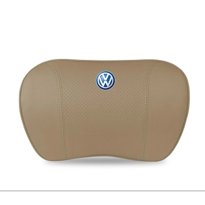 Suitable For Volkswagen Lavida Car Neck Pillow Waist Cushion Off-White 02