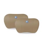 Suitable For Volkswagen Lavida Car Neck Pillow Waist Cushion Off-White