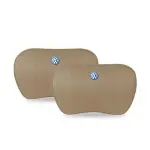 Suitable For Volkswagen Lavida Car Neck Pillow Waist Cushion Off-White