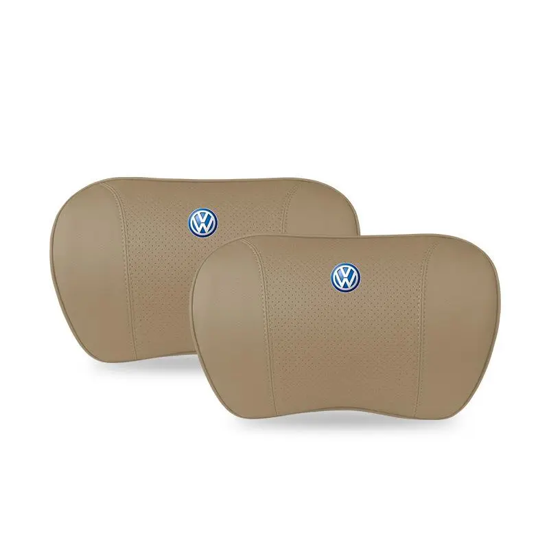 Suitable For Volkswagen Lavida Car Neck Pillow Waist Cushion Off-White