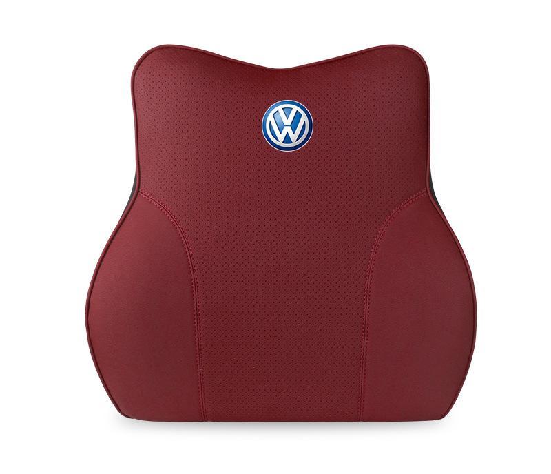 Suitable For Volkswagen Lavida Car Neck Pillow Waist Cushion Red