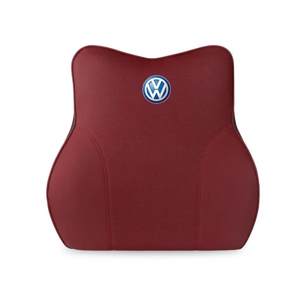 Suitable For Volkswagen Lavida Car Neck Pillow Waist Cushion Red