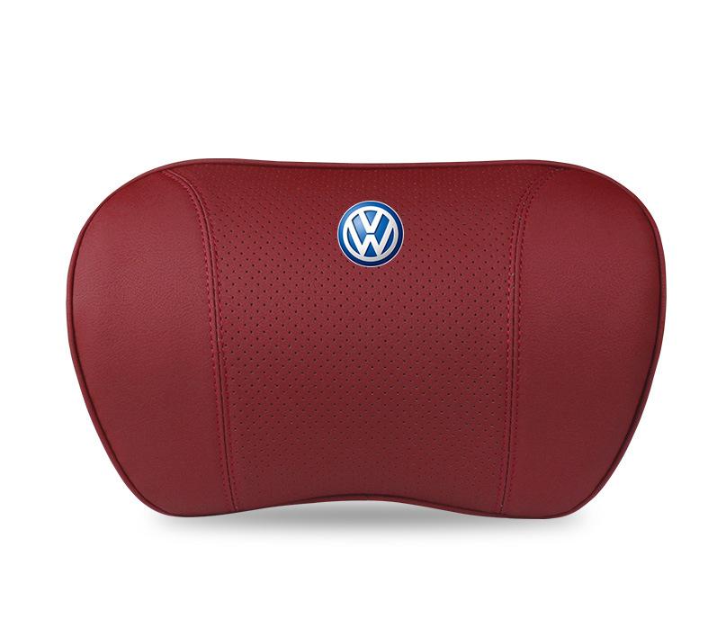 Suitable For Volkswagen Lavida Car Neck Pillow Waist Cushion Red
