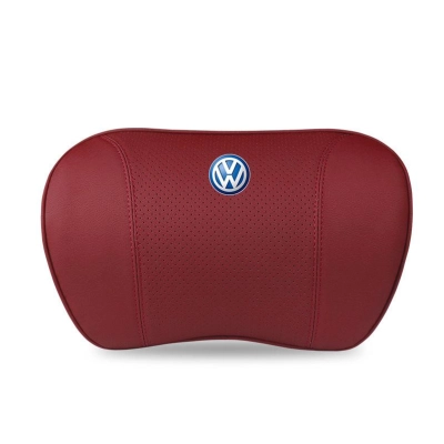 Suitable For Volkswagen Lavida Car Neck Pillow Waist Cushion Red 02