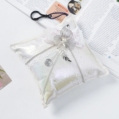 Twin Flower Charcoal Bag Beige 01