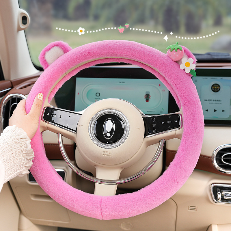 Bear Ears Car Steering Wheel Cover