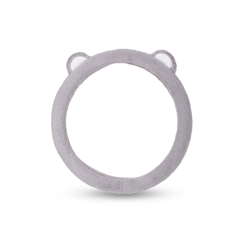 Bear Ears Ergray Steering Wheel Cover-Gray