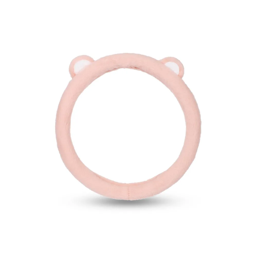 Bear Ears Ergray Steering Wheel Cover-Pink