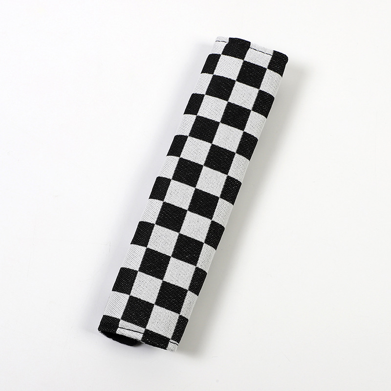 Car Seat Belt Shoulder Protector-Black and White