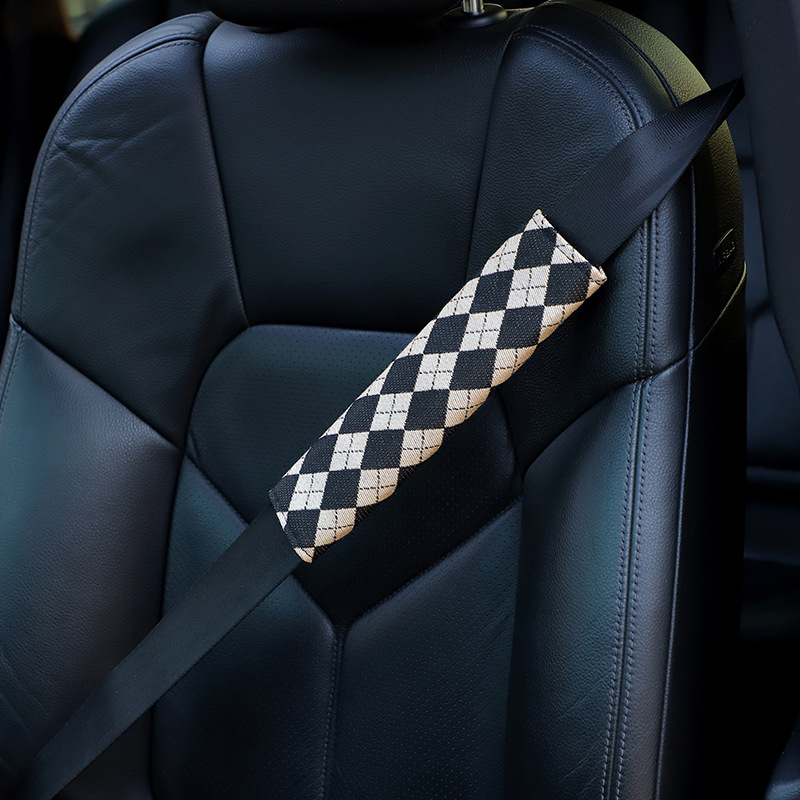 Car Seat Belt Shoulder Protector-Khaki