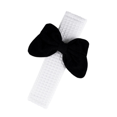Great Waffle Car Seat Belt Shoulder Pads-Attach Black Velvet Bow 01