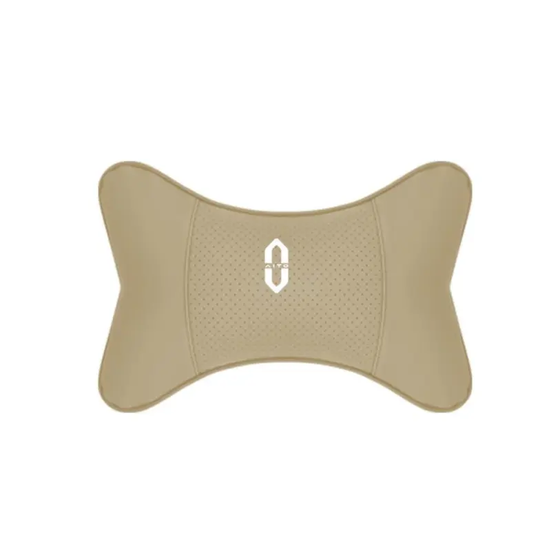 Suitable For Aito Car Seat Headrest Lumbar Pillow Off-White