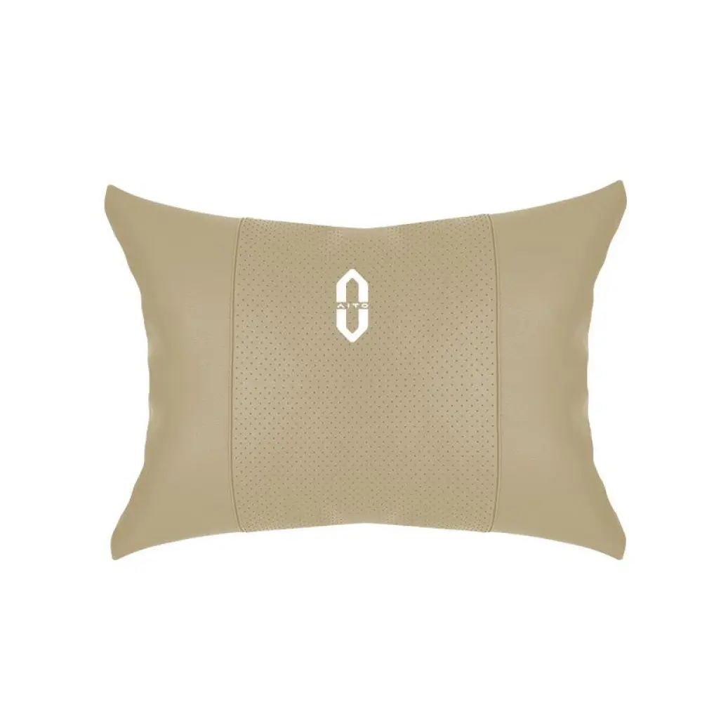 Suitable For Aito Car Seat Headrest Lumbar Pillow Off-White