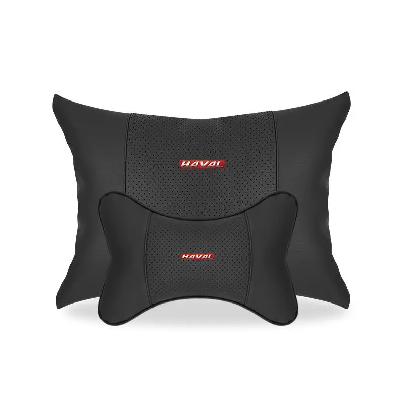 Suitable For Haval Car Seat Headrest Lumbar Pillow Black