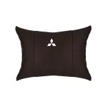 Suitable For Mitsubishi Car Seat Headrest Lumbar Pillow Mocha Brown