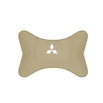 Suitable For Mitsubishi Car Seat Headrest Lumbar Pillow Off-White