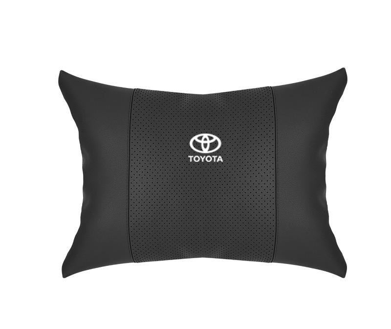 Suitable For Toyota Car Seat Headrest Lumbar Pillow Black