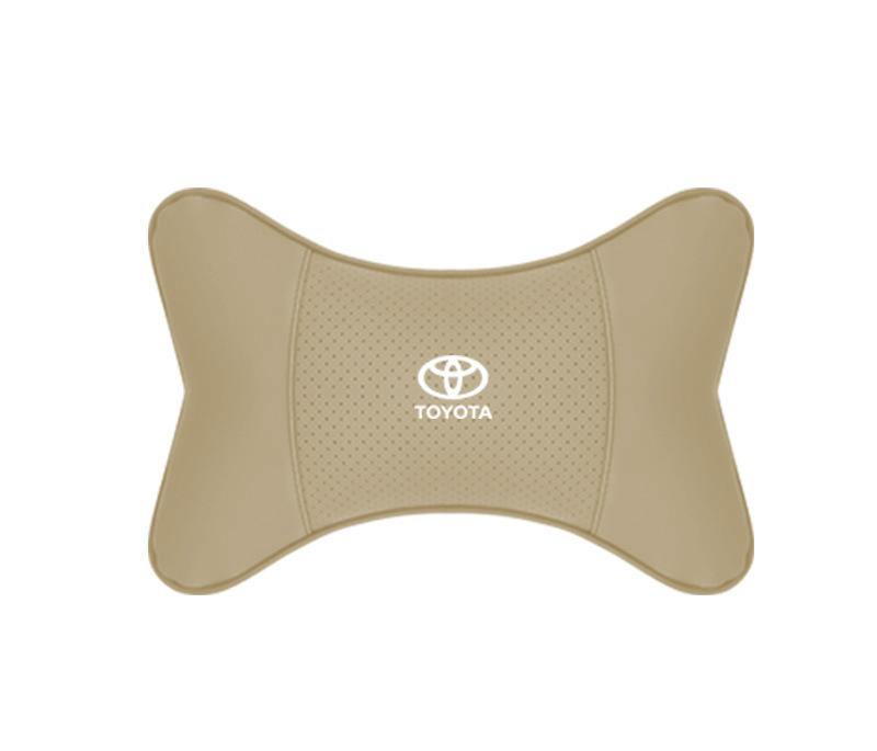 Suitable For Toyota Car Seat Headrest Lumbar Pillow Off-White