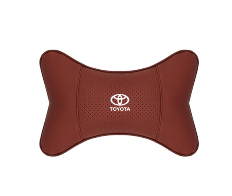 Suitable For Toyota Car Seat Headrest Lumbar Pillow Wine Red