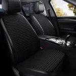 Car Seat Cushion Four Seasons Long Grid Sheet-Black
