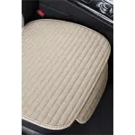 Car Seat Cushion Four Seasons Long Grid Sheet-Beige