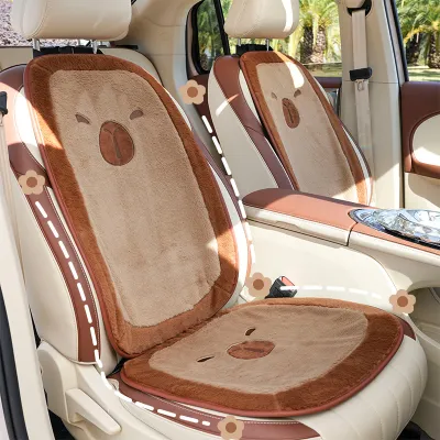 Cartoon Plush Car Seat Cushion Back 02